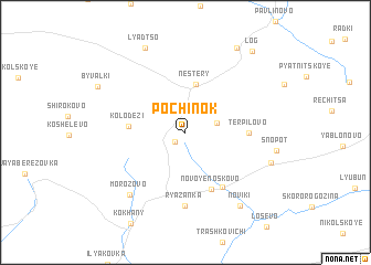 map of Pochinok