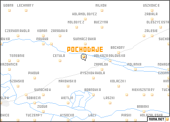 map of Pochodaje