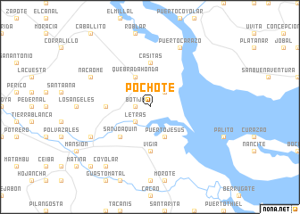 map of Pochote