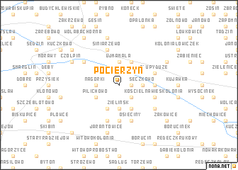 map of Pocierzyn