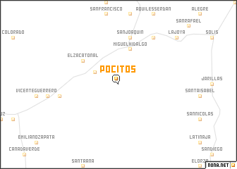 map of Pocitos
