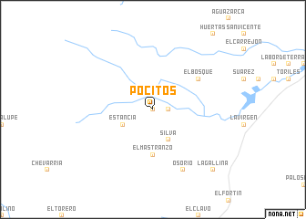 map of Pocitos