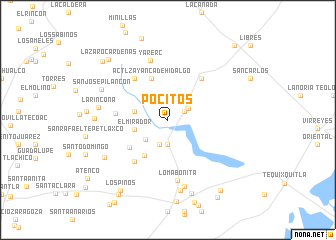 map of Pocitos