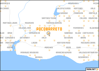 map of Poço Barreto