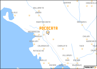 map of Pococata