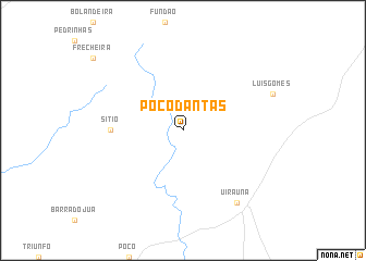 map of Poço Dantas