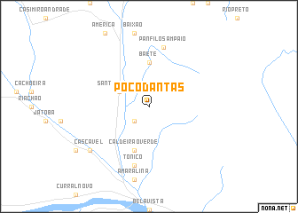 map of Poço Dantas