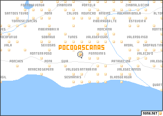 map of Poço das Canas