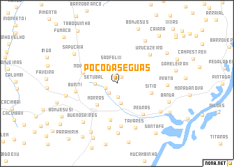 map of Poço das Éguas