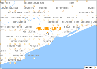 map of Poço do Álamo