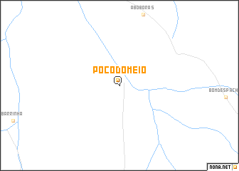 map of Poço do Meio