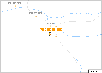 map of Poço do Meio