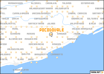 map of Poço do Vale