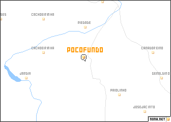 map of Poço Fundo