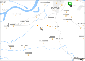 map of Pocola