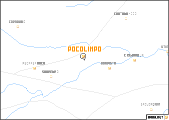 map of Poço Limpo