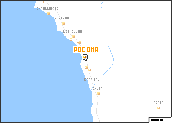 map of Pocoma