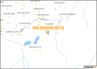 map of Pocori Apacheta