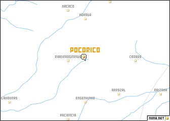 map of Poço Rico