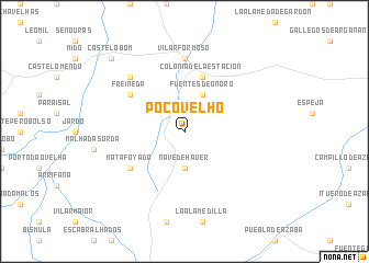 map of Poço Velho