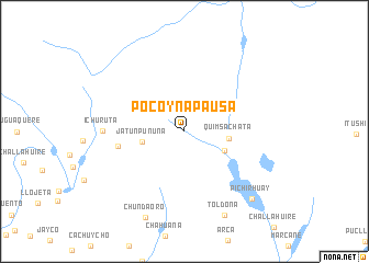 map of Pocoyñapausa