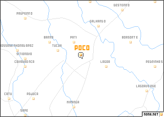 map of Poço