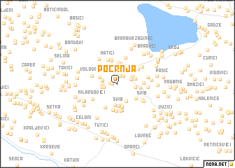 map of Pocrnja