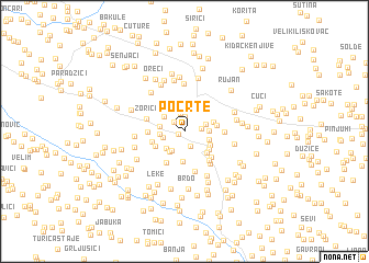 map of Pocrte