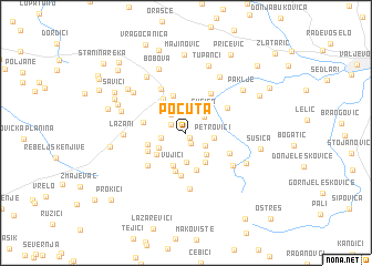 map of Poćuta