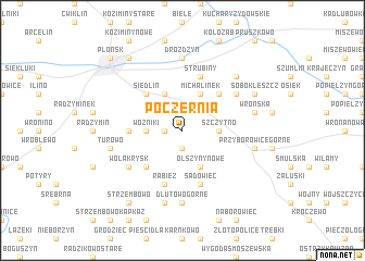 map of Poczernia