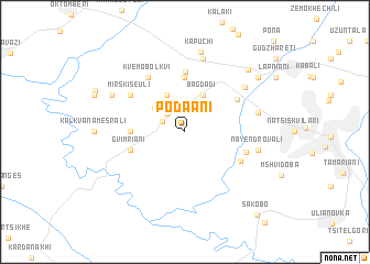 map of Podaani