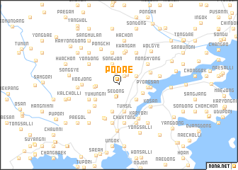 map of Podae