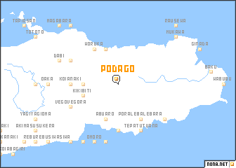 map of Podago