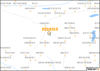 map of Podanin