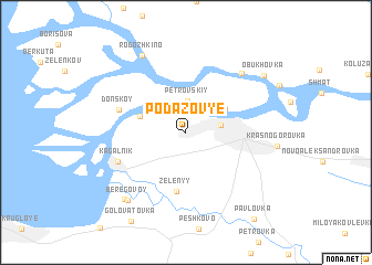 map of Podazov\