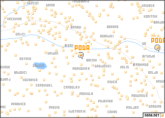 map of Poda