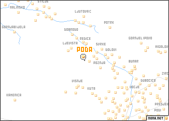 map of Poda