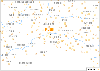 map of Poda