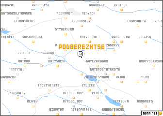 map of Podberezhtse