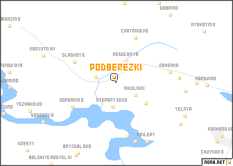 map of Podberëzki