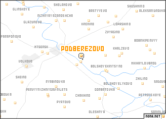map of Podberezovo