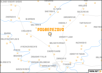 map of Podberëzovo
