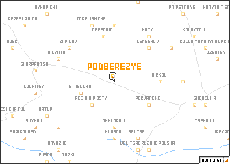 map of Podberezʼye