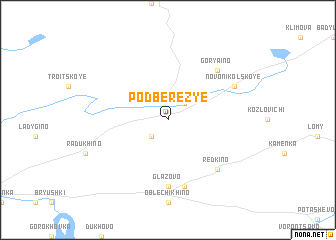 map of Podberez\