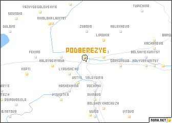 map of Podberez\