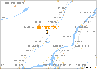 map of Podberez\