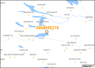 map of Podberez\