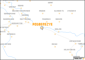 map of Podberez\