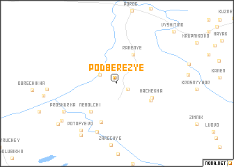 map of Podberez\