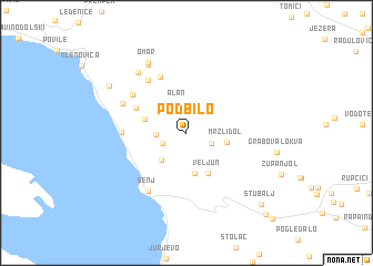 map of Podbilo